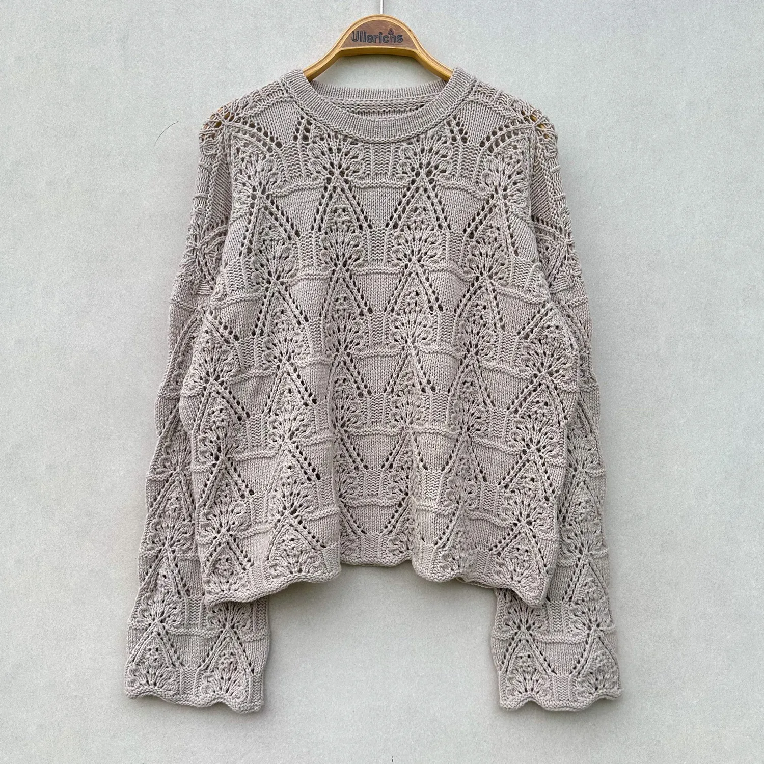 Knitting for Olive Madeleine Strickanleitung Lochmusterpullover deutsch