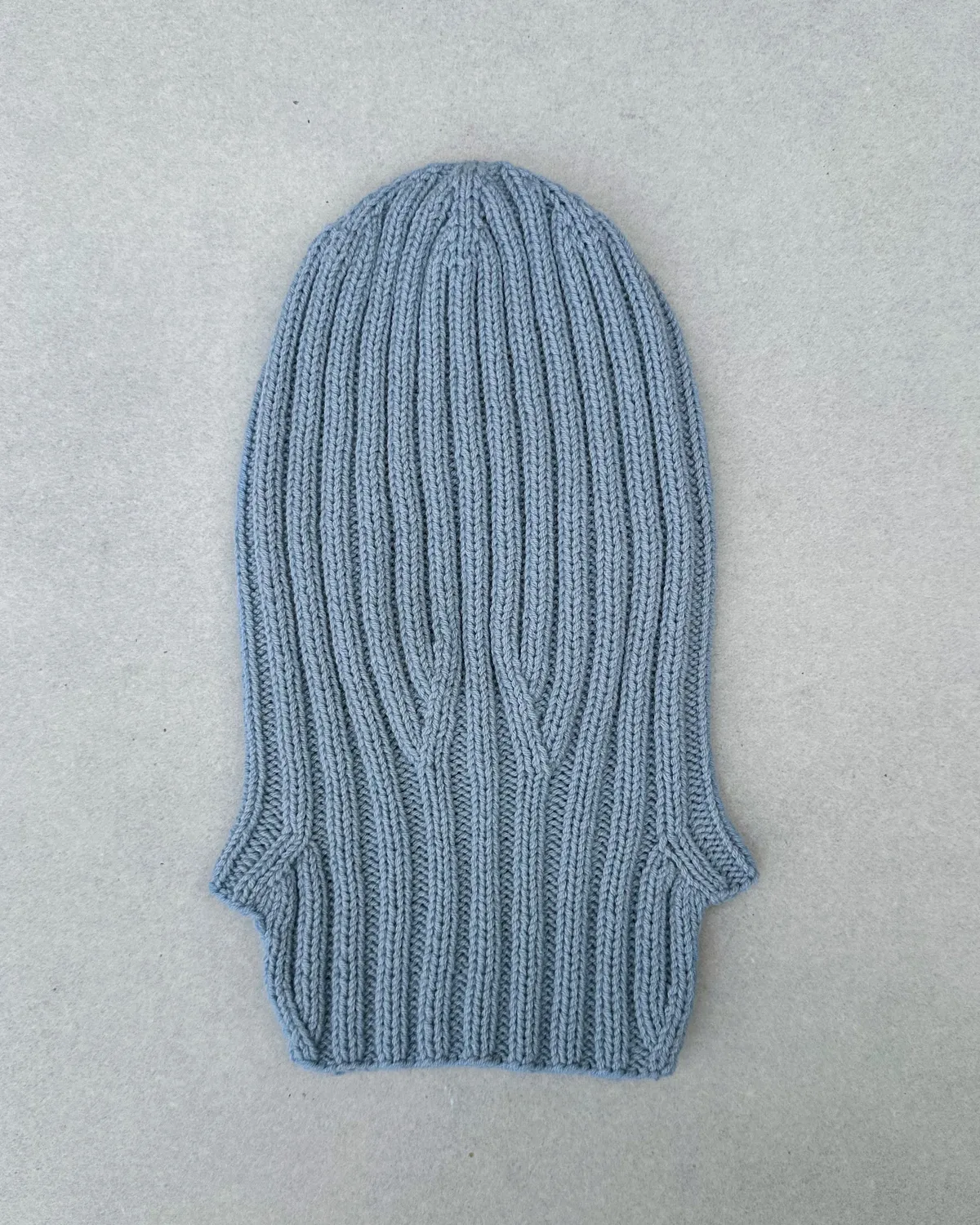 Knitting for Olive Ribbed Balaclava Anleitung Deutsch Sturmhaube