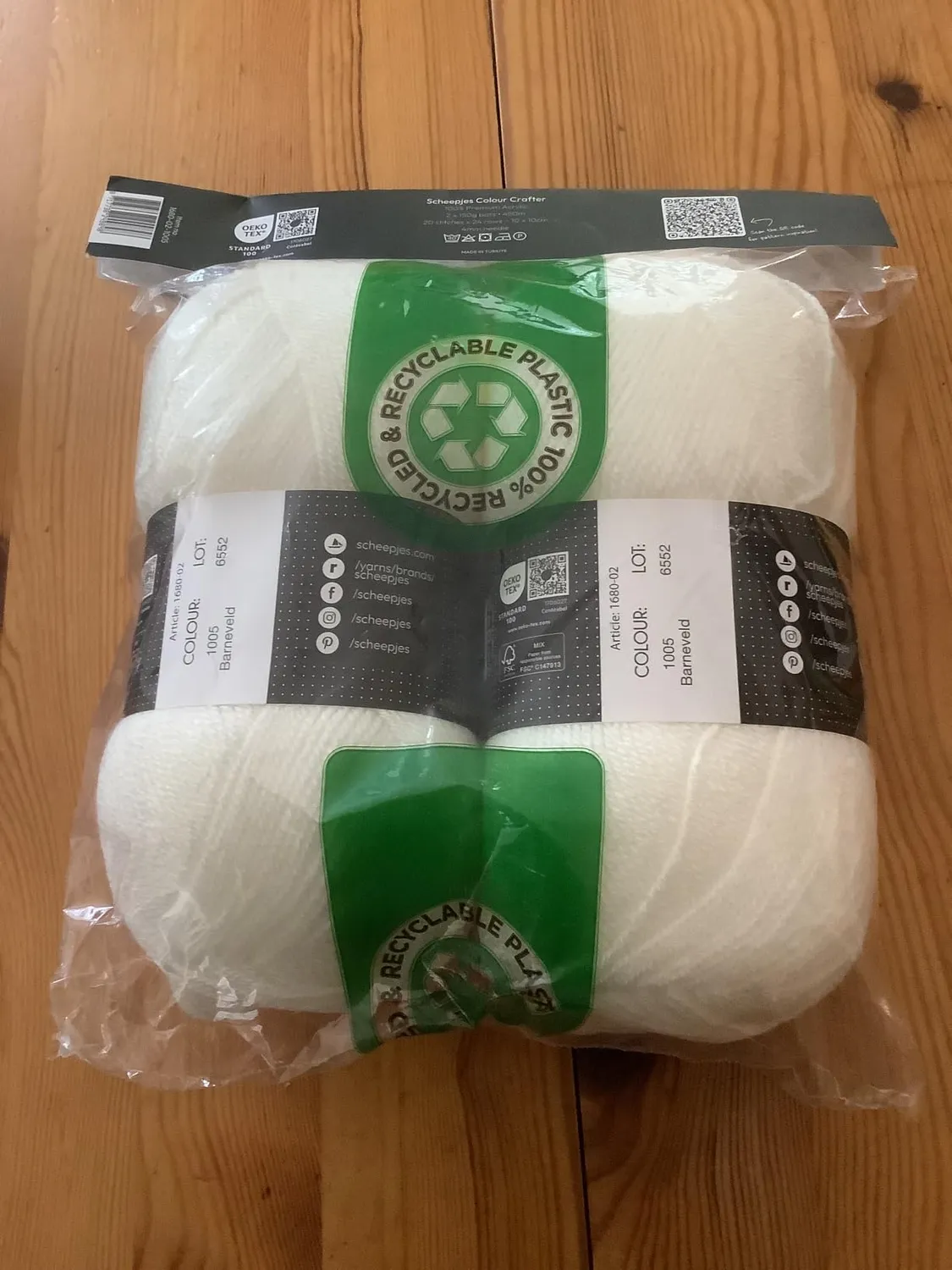 Scheepjes Colour Crafter Arnhem Acrylgarn 2x150g Pack