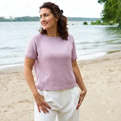 Rosy Green Wool Mengeti Shirt Anleitung Englisch V-Ausschnitt