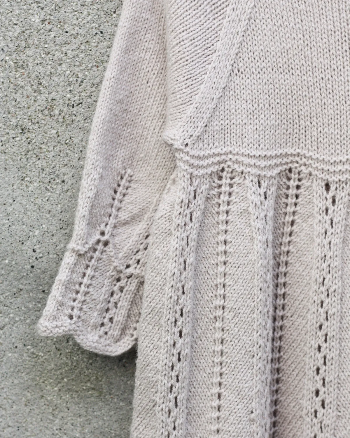 Knitting for Olive Mary Dress Strickanleitung Deutsch Spitze
