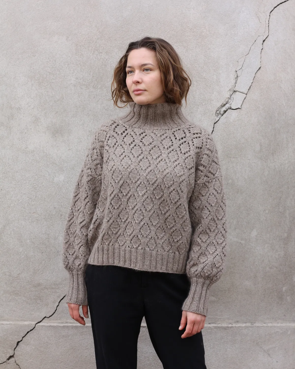 Knitting for Olive Nature Lace Sweater Strickanleitung Lace