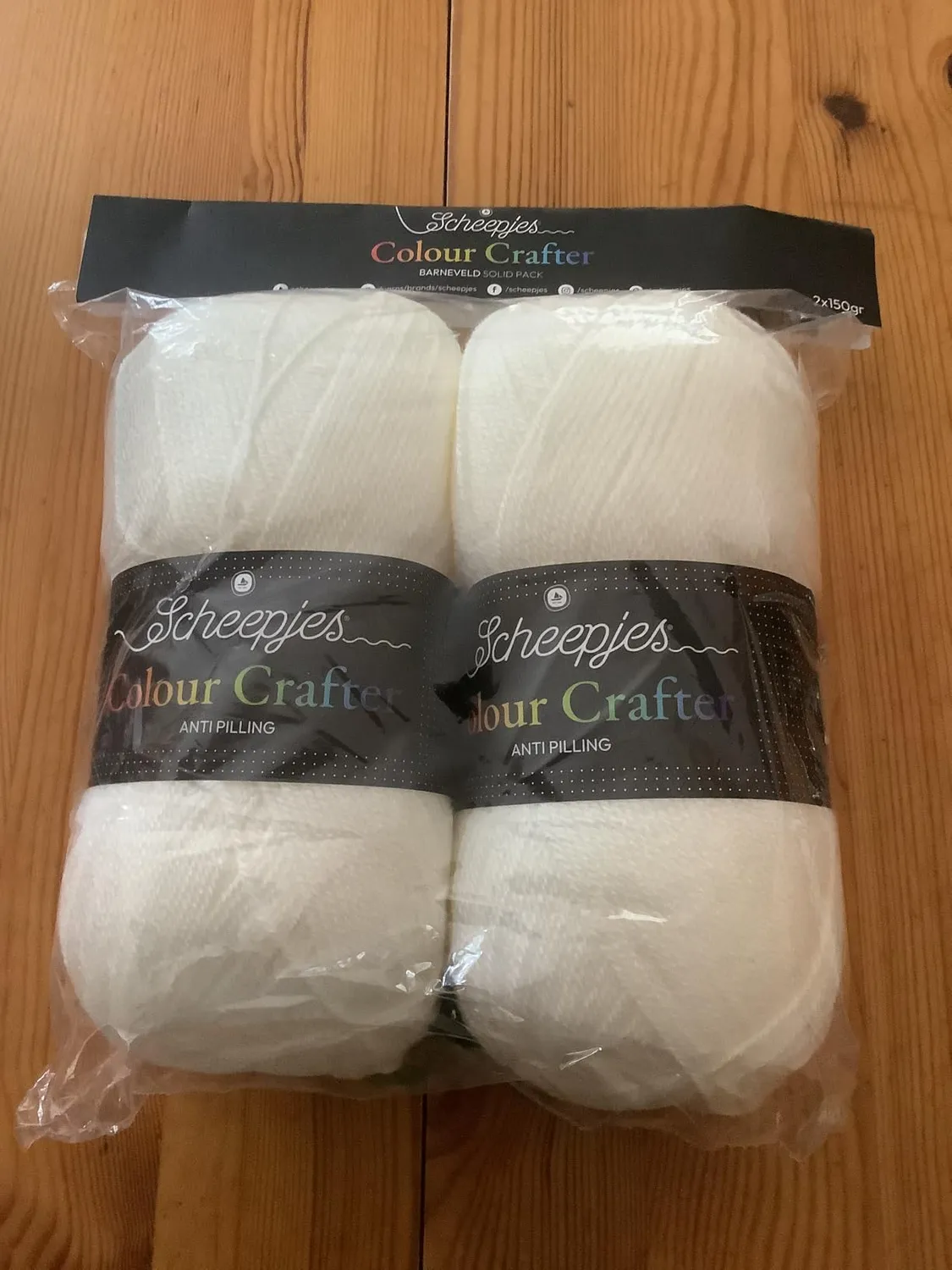 Scheepjes Colour Crafter Arnhem Acrylgarn 2x150g Pack