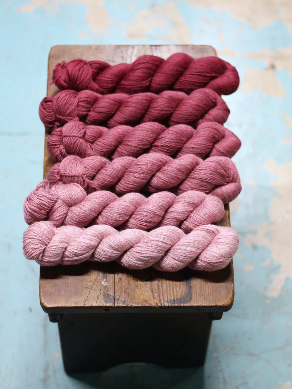 John Arbon Knit by Numbers Gradient Set 150g Mini Gelb 4ply