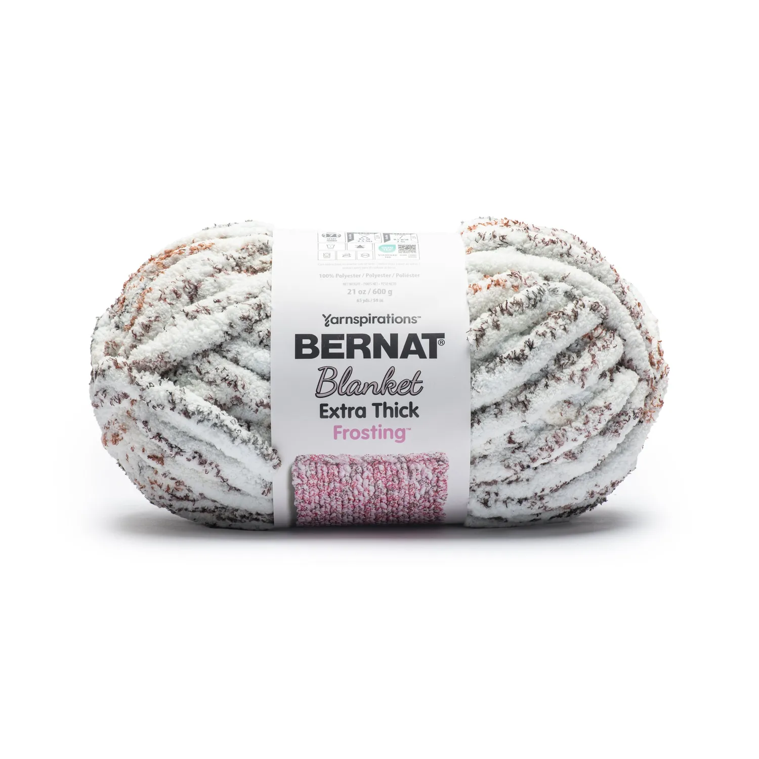 Bernat Blanket Extra Thick Frosting Chenillegarn 600g Sprenkel