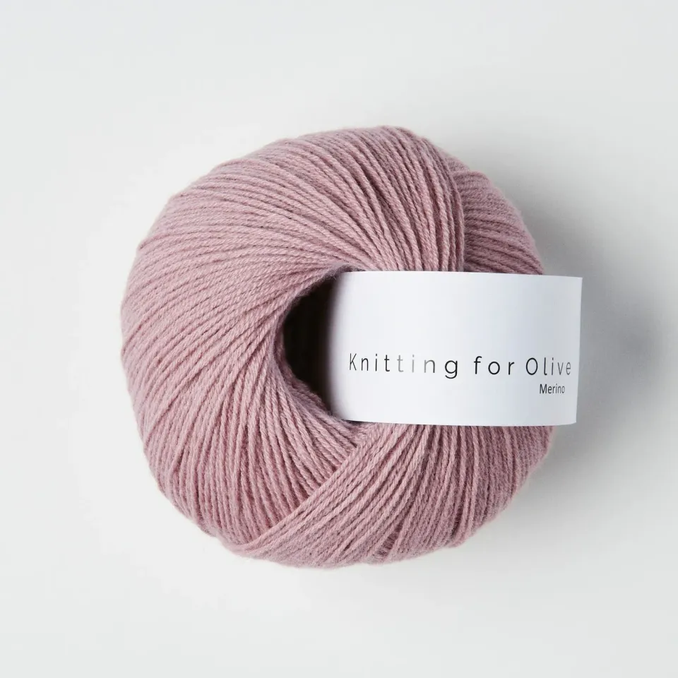 Knitting for Olive Merino Dusty Rose Merinowolle 50g