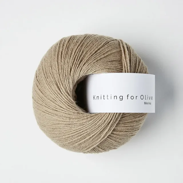 Knitting for Olive Merino Trenchcoat Wolle beige 50g