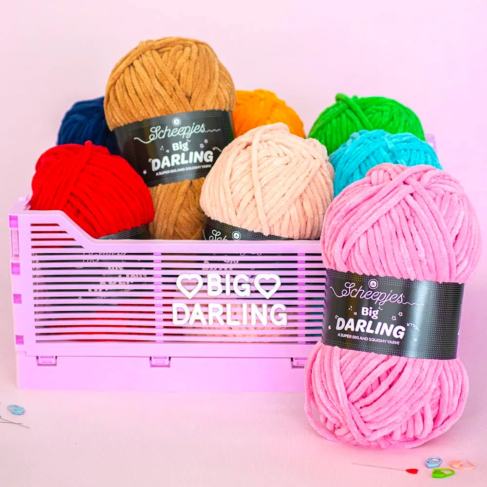 Scheepjes Big Darling 411 Strickgarn Capybara Beige 150g weich