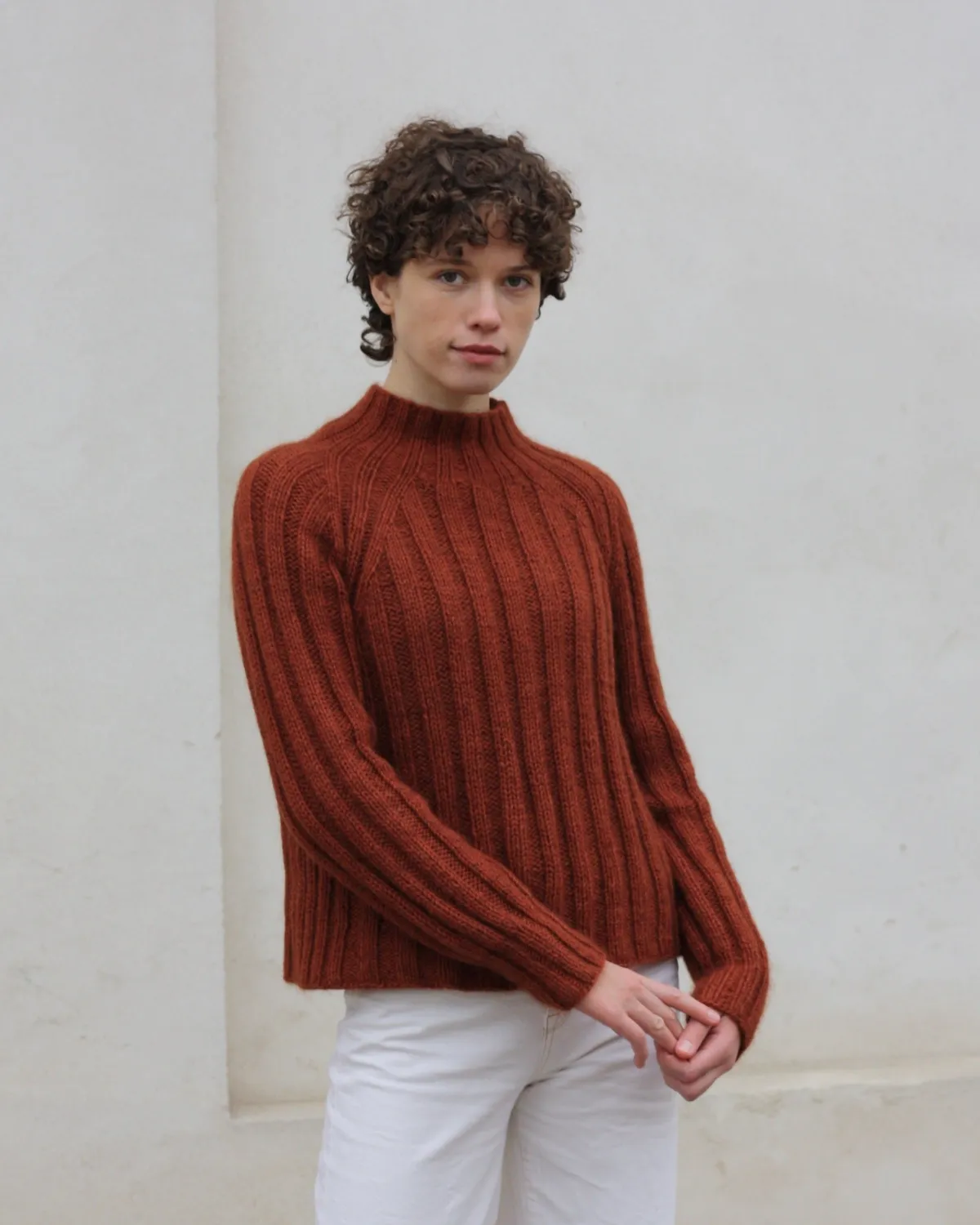 Knitting for Olive Chunky Rib Sweater Strickanleitung deutsch Oversize